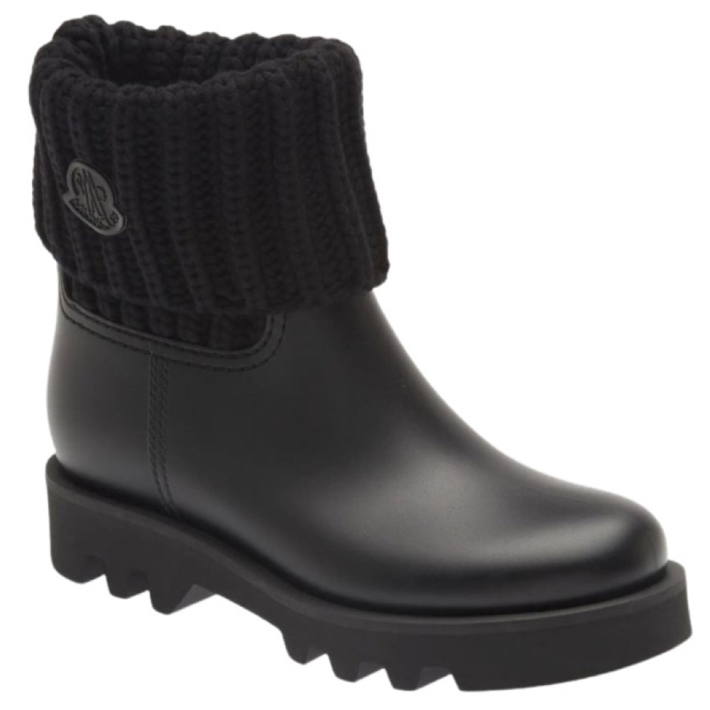 Moncler Black Winter Boots Waterproof and Insulated